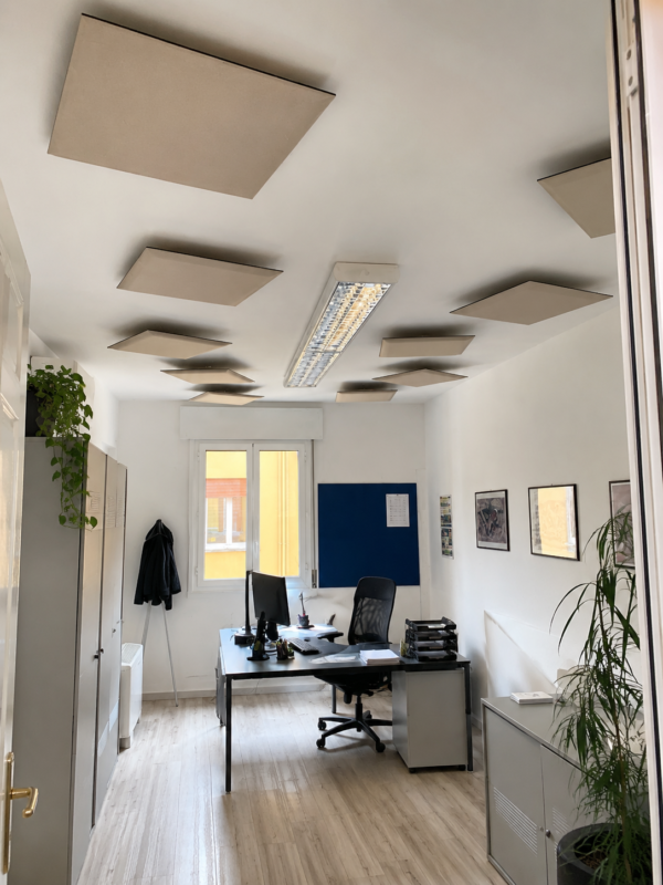 pannelli fonoassorbenti a soffitto