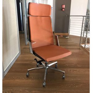 sedia-per-ufficio-in-pelle-vera-colore-arancio-3