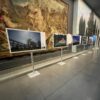 supporto pannello per mostra Espom