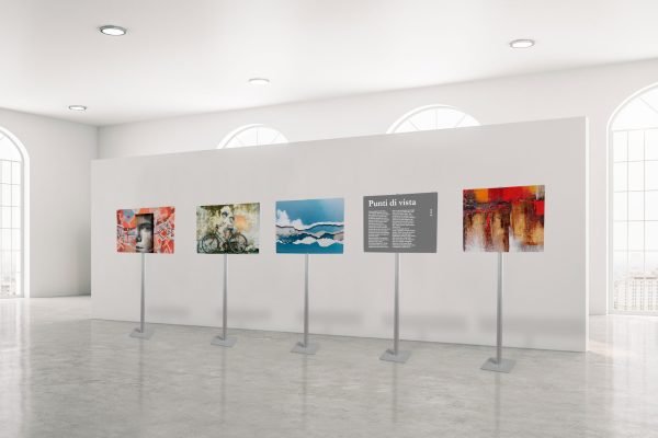 pannello espositivo mostra
