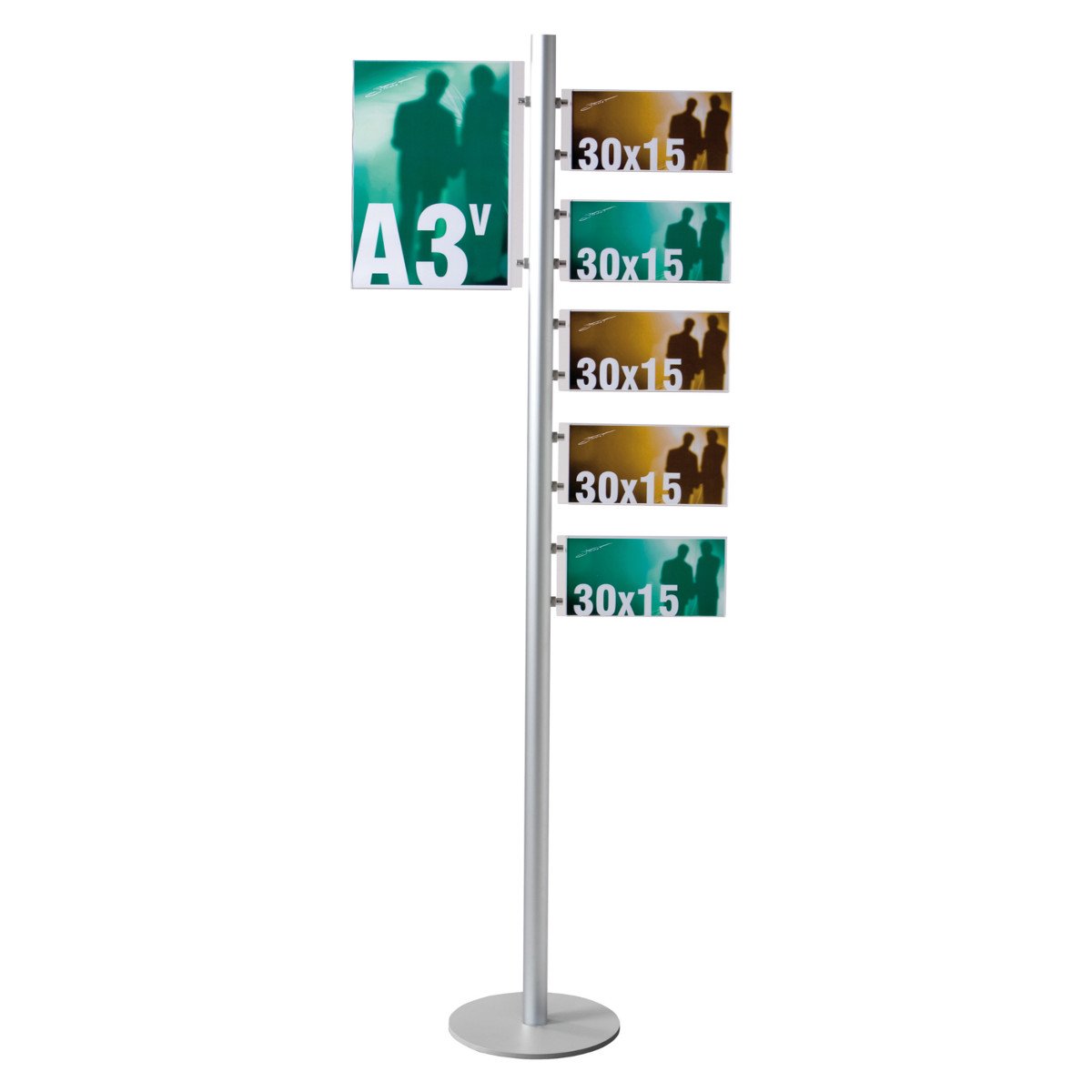 Totem segnaletica interna 30x15 e A3