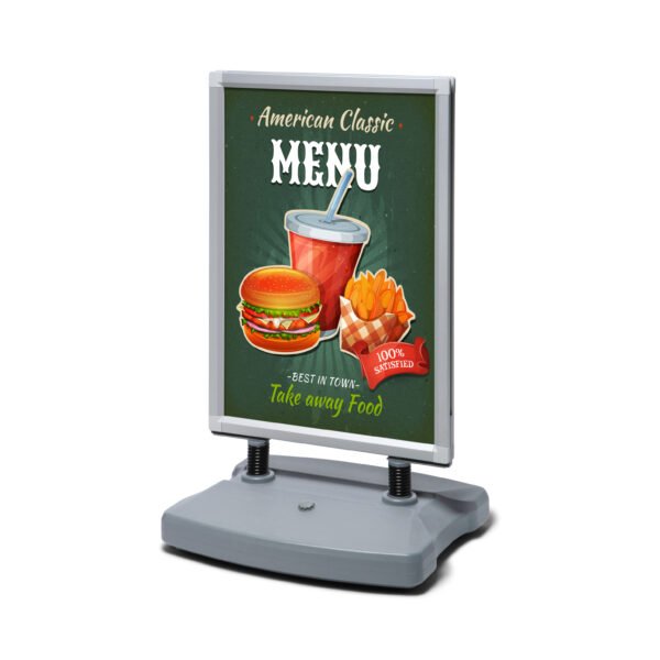 cavalletto pubblicitario da esterno