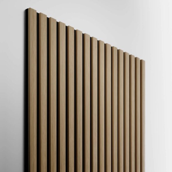pannelli acustici a listelli rovere nat