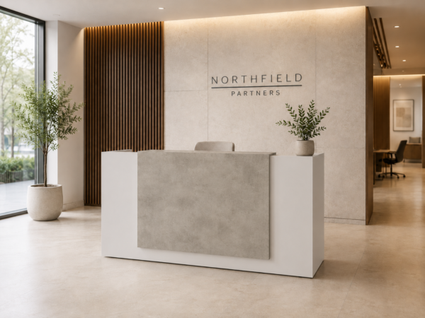 bancone reception moderno