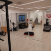 divisorio autoportante a specchio per sala fitness
