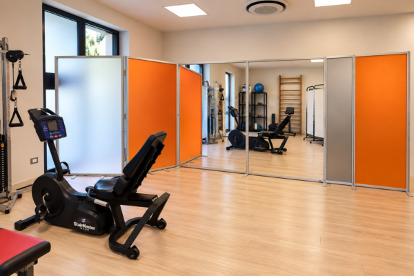 parete divisoria per palestra