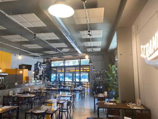 pannelli acustici mensa e ristorante
