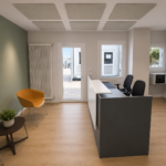 Bancone reception su misura